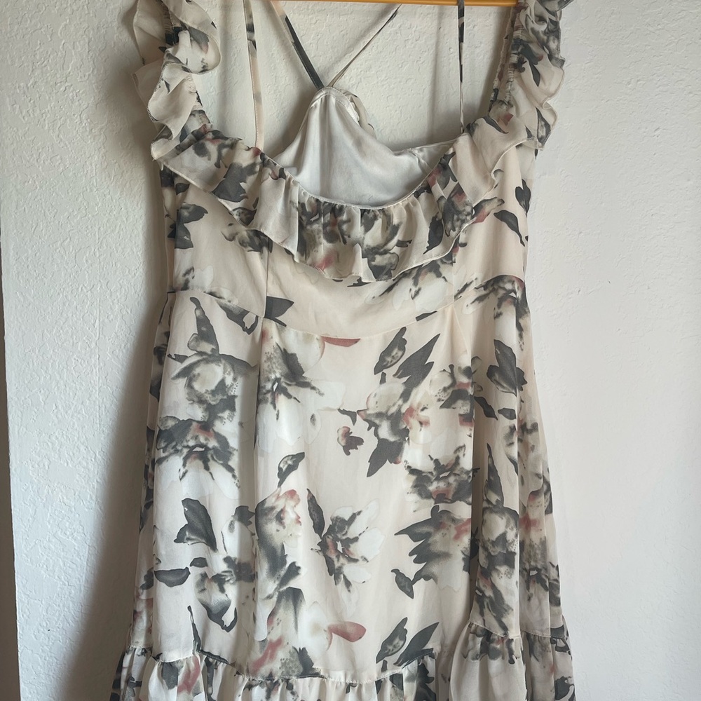 Floral Ruffle Mini Dress - Picture 4 of 12